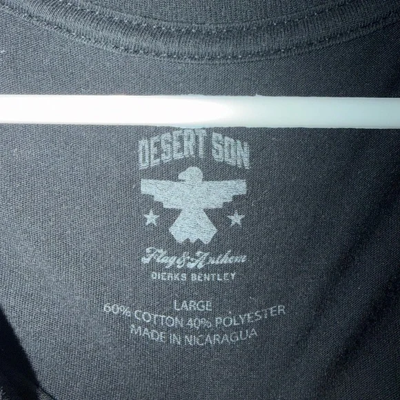 Desert Son Dierks Bentley American Flag Eagle Graphic T-Shirt Women’s LG Country - Picture 2 of 3